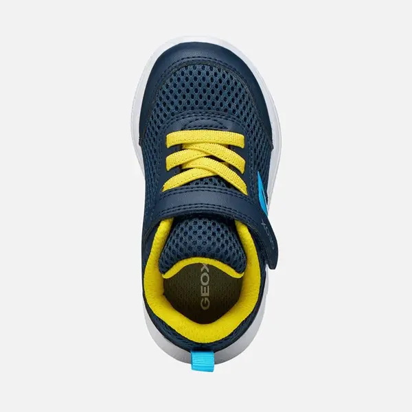 Pantofi sport Geox băieți, material textil, talpa flexibila, Sprintye, bleumarin_B454UC-01454-C0657-20_Pebebe