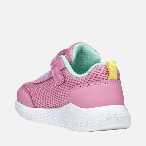 Pantofi sport Geox fete, material textil, talpa flexibila, Sprintye, roz_B454TD-01454-CE83B-25_Pebebe