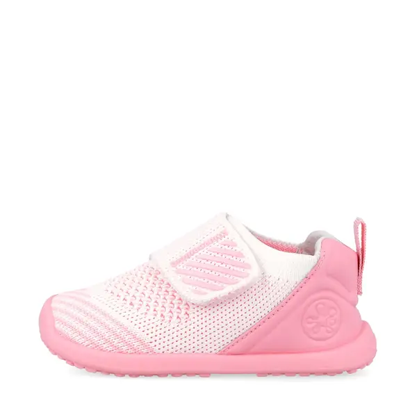 Papuci Barefoot Biomecanics Biohome Wider  Grădiniță și Casă - Roz și Alb_262188-F113-21_Pebebe