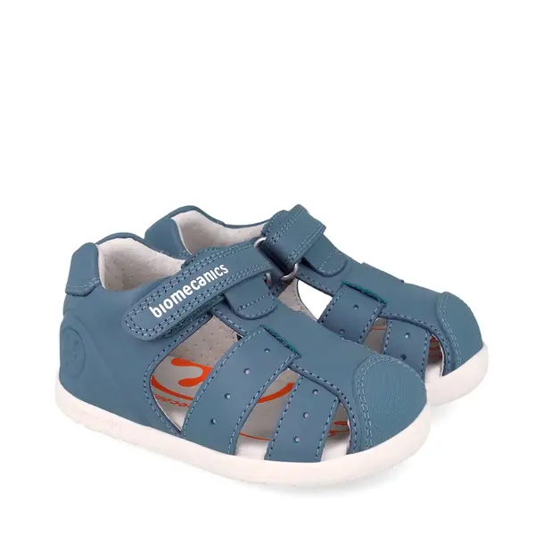 Sandale Barefoot Biomecanics Wider, Piele Naturala, Albastru_262164-A631-23_Pebebe
