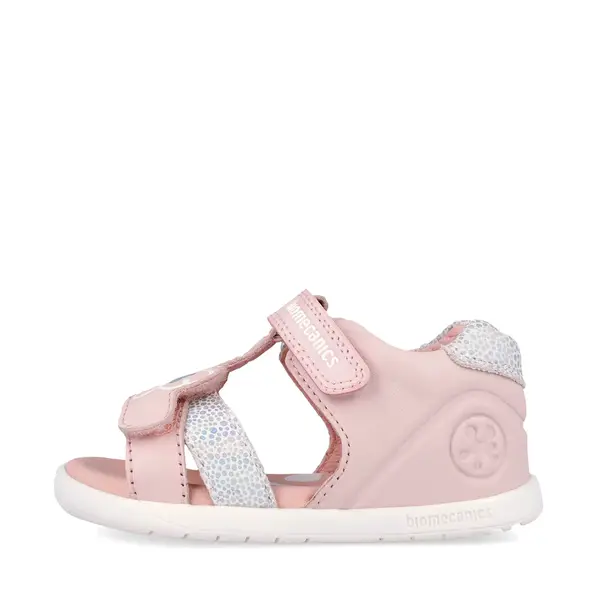 Sandale Barefoot Biomecanics Wider, Varf Deschis, Piele Naturala, Roz cu Fluture_262162-A779-23_Pebebe