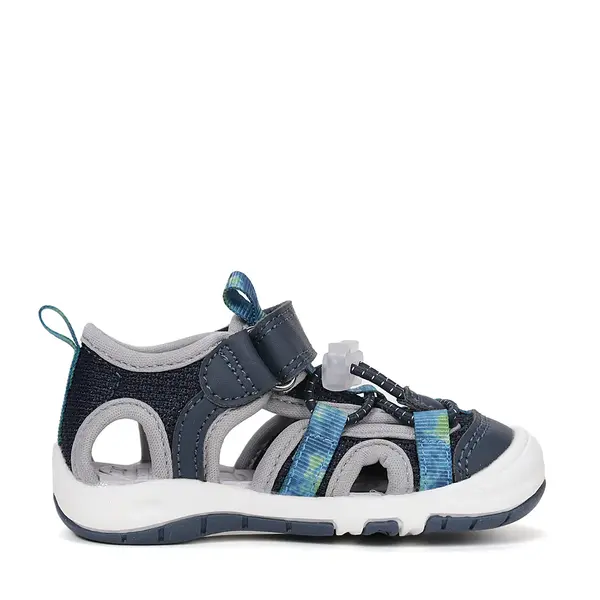 Sandale D.D Step băieți cu uscare rapidă, material textil, bleumarin_G065-61599AM-31_Pebebe