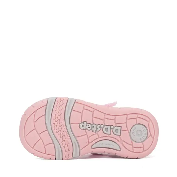 Sandale D.D Step fete cu uscare rapidă, material textil, roz_G065-61146C-20_Pebebe