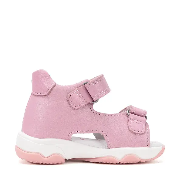 Sandale D.D. Step fete, piele naturală, LED, roz, design cu chitara,_G064-61965A-24_Pebebe