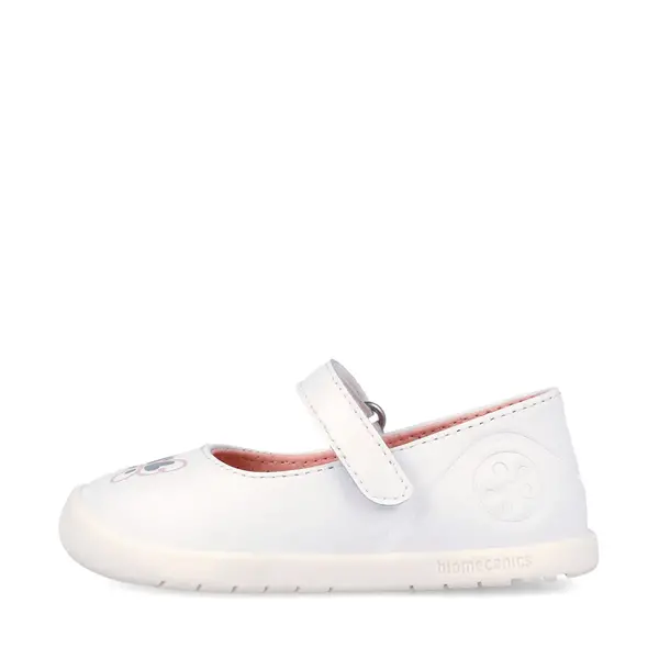 Pantofi fete Biomecanics, piele naturala, Wider, alb cu fluturas_262155-C050-25_Pebebe