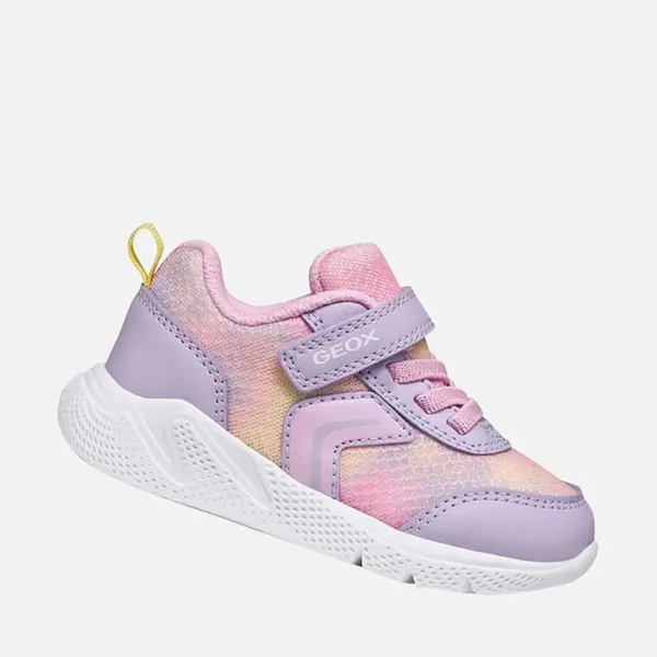 Pantofi sport Geox fete, material textil, talpa flexibila, Sprintye, lila_B454TD-02ABC-C8SE8-25_Pebebe