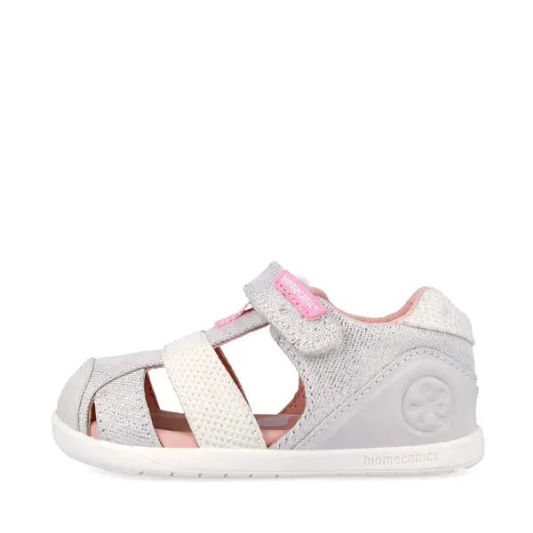 Sandale Barefoot Fete, Biomecanics Wider, argintiu_262194-B050-20_Pebebe