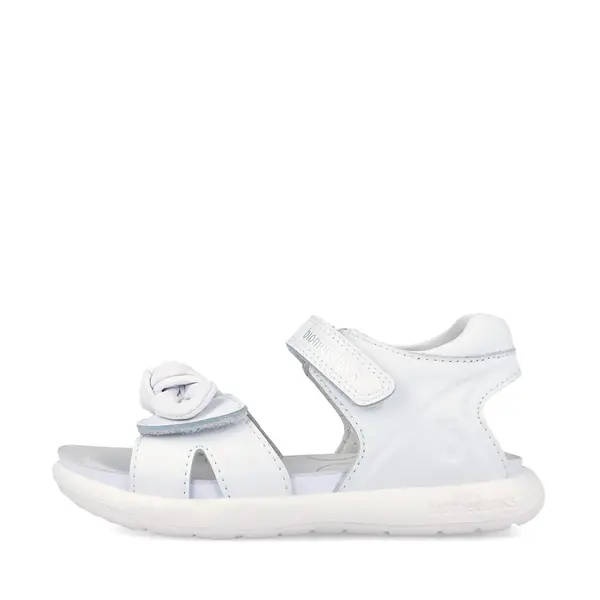 Sandale Biomecanics fete, talpa flexibila, Biomecanics Biogateo Open Toe, alb cu fundita_262208-C050-28_Pebebe