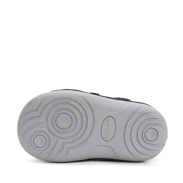 Pantofi baieti, piele naturala, decupati, primii pași, bleumarin cu elefant, D.D. Step_H015-61484-19_Pebebe