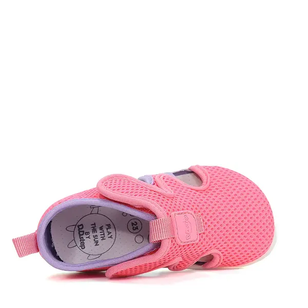 Pantofi barefoot fete , material textil, uscare rapida, talpa flexibila, roz, D.D Step_G093-61211CL-31_Pebebe
