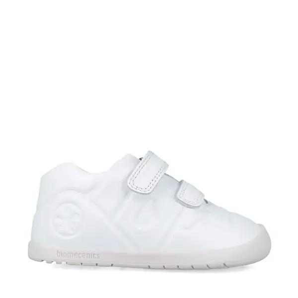 Pantofi copii, piele naturala, Biogateo Wider, Alb, Biomecanics_241160-E050-24_Pebebe