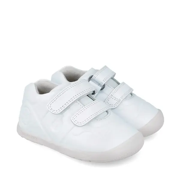 Pantofi copii, piele naturala, Biogateo Wider, Alb, Biomecanics_241160-E050-22_Pebebe