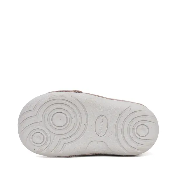 Pantofi D.D. Step baieti, primii pasi, piele naturala, talpa flexibila, gri deschis cu imprimeu masinuta_S015-61100-19_Pebebe