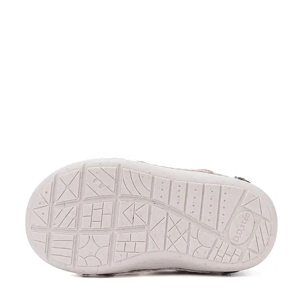Pantofi D.D.Step, primii pasi, din piele naturala, decupati, primii pași, bej_H066-61530-20_Pebebe