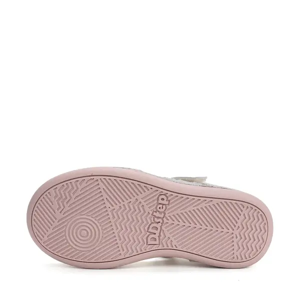 Pantofi fete, balerini, piele naturala, design cu flori, crem, D.D.Step_H078-61966AM-30_Pebebe