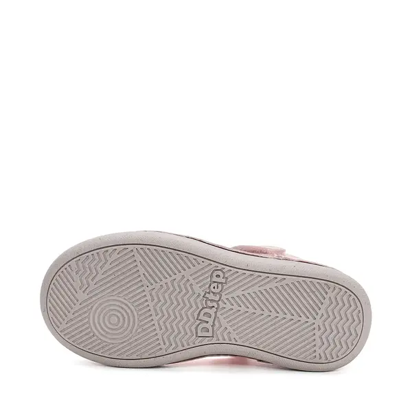 Pantofi fete, balerini, piele naturala, design cu flori, roz perlat, D.D.Step_H078-61794BM-29_Pebebe