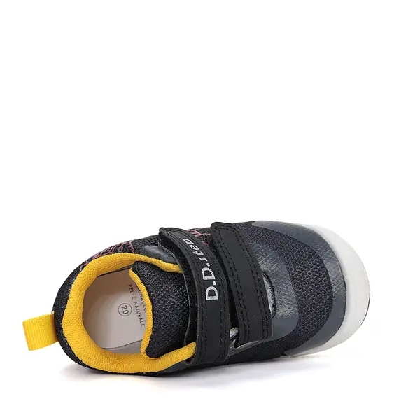 Pantofi sport Băieti, material textil, talpa flexibila, albastru, D.D. Step_F065-61360M-31_Pebebe