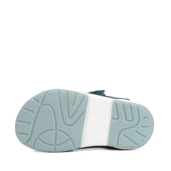 Sandale baieti cu varf deschis, piele naturala, talpa flexibila, bleumarin, D.D. Step_G111-61179B-20_Pebebe