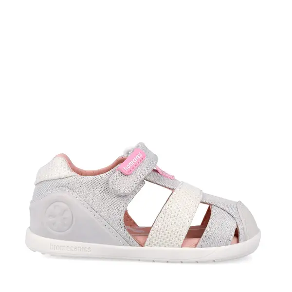 Sandale Barefoot Fete, Biomecanics Wider, argintiu_262194-B050-20_Pebebe