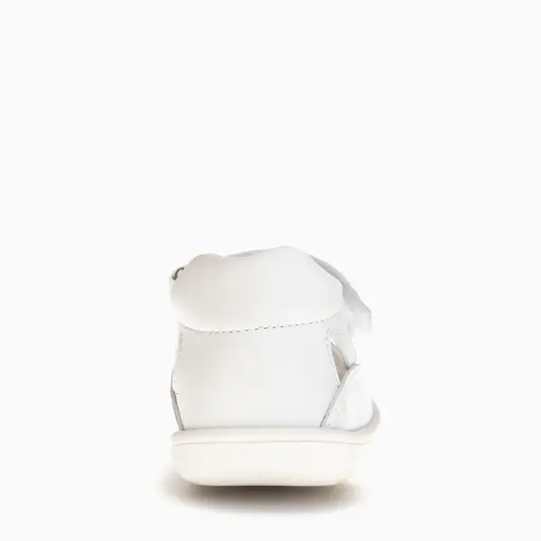 Sandale Barefoot bebe unisex Pablosky, albe, Leader Tech, inchidere cu scai_049005-18_Pebebe