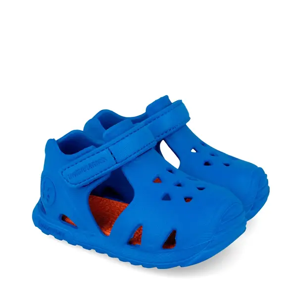 Sandale Biomecanics BioAqua pentru copii, primii pași, plajă și piscină, din cauciuc, albastru inchis_262290-A006-20_Pebebe