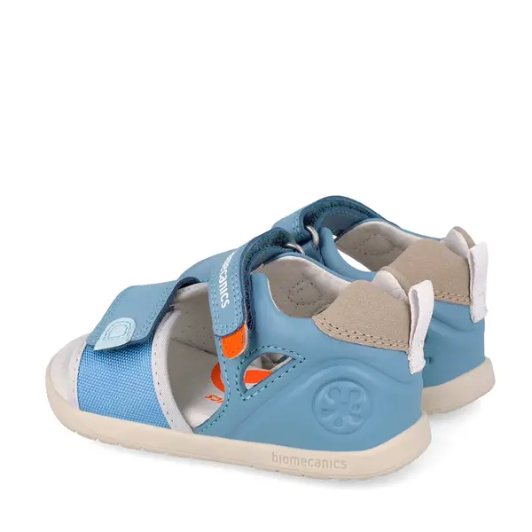 Sandale Biomecanics baieti, talpa flexibila, Biomecanics Wider Open Toe, albastru_262170-B862-21_Pebebe