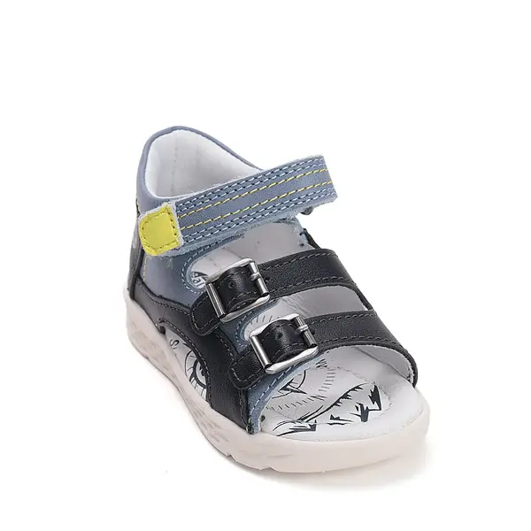 Sandale cu supinatie, piele naturala, vârf deschis, Bleumarin, Ponte20_DA05-6-1893-23_Pebebe