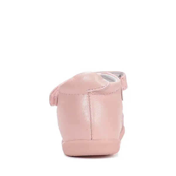 Sandale D.D. Step Fete, piele naturala, talpa flexibila, roz deschis, ursulet_G075-61516D-20_Pebebe