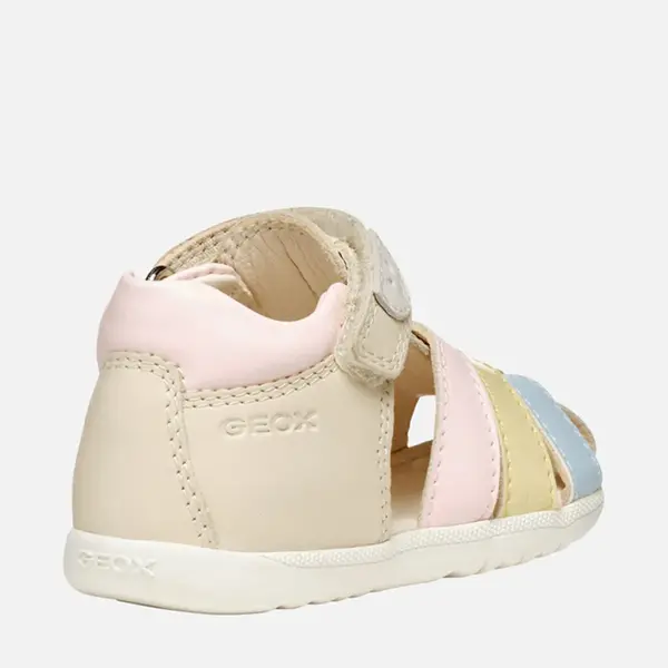Sandale fete Geox, piele naturala, Macchia, Bej_B254WB-08502-C1M2M-18_Pebebe