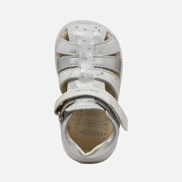 Sandale fete Geox, Macchia, Piele naturala, Ivoar auriu_B254WB-007NF-C0007-18_Pebebe