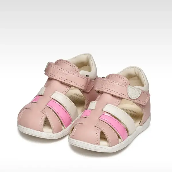 Sandale fete Geox, piele naturala, Macchia, roz_B254WB-085BC-C8WE8-18_Pebebe