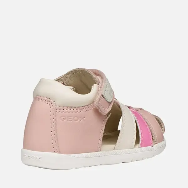 Sandale fete Geox, piele naturala, Macchia, roz_B254WB-085BC-C8WE8-18_Pebebe