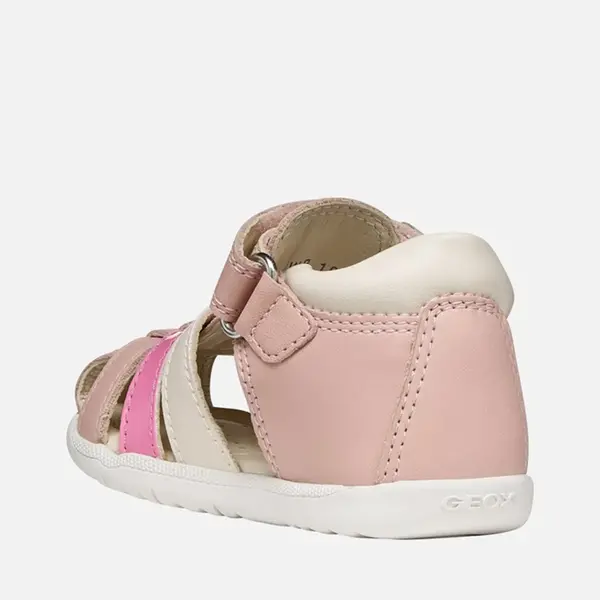 Sandale fete Geox, piele naturala, Macchia, roz_B254WB-085BC-C8WE8-18_Pebebe