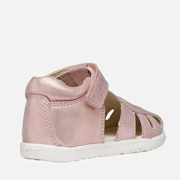 Sandale fete Geox, piele naturala, Macchia, Roz cu inimioara_B654WA-0MAEW-C8172-24_Pebebe