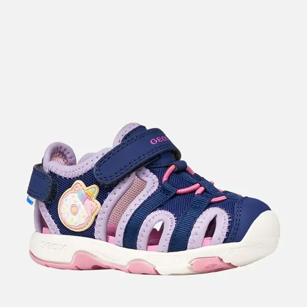 Sandale fete Geox, Multi, uscare rapidă, material textil, mov_B650DA-01450-C4215-21_Pebebe