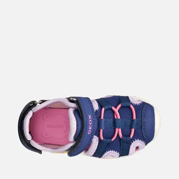Sandale fete Geox, Multi, uscare rapidă, material textil, mov_B650DA-01450-C4215-21_Pebebe