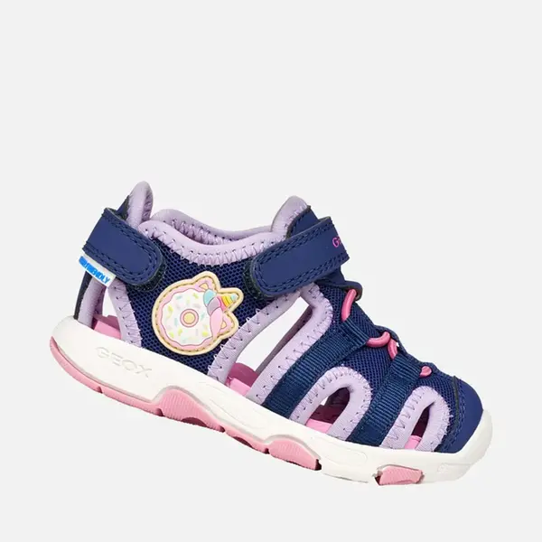 Sandale fete Geox, Multi, uscare rapidă, material textil, mov_B650DA-01450-C4215-21_Pebebe