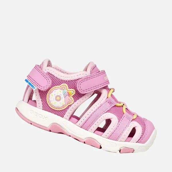 Sandale fete Geox, Multi, uscare rapidă, material textil, roz_B650DA-01450-C8F2M-20_Pebebe