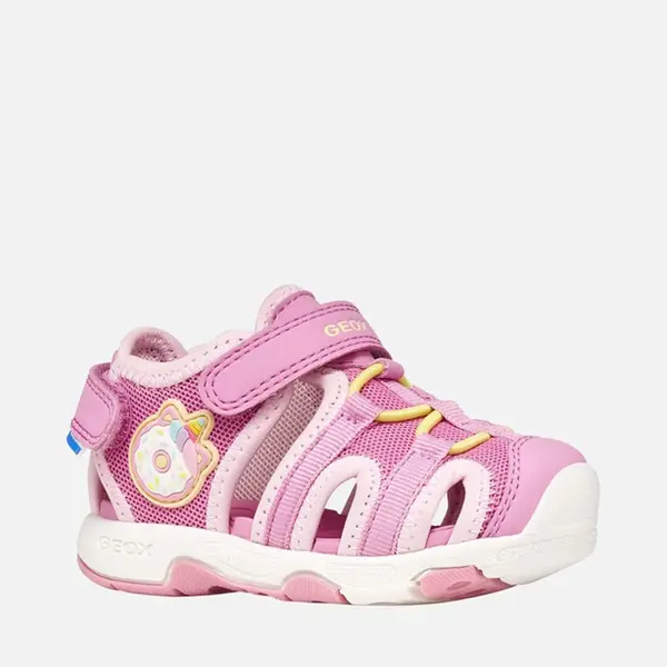 Sandale fete Geox, Multi, uscare rapidă, material textil, roz_B650DA-01450-C8F2M-20_Pebebe