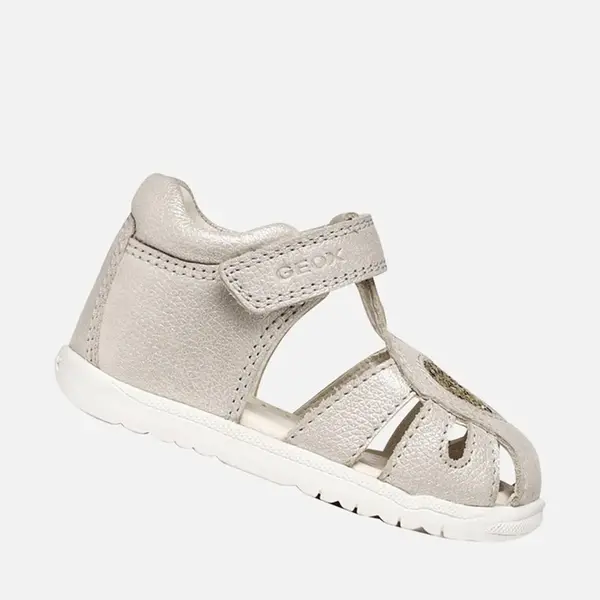 Sandale fete Geox, piele naturala, Macchia, crem sidef cu inimioara_B654WA-0MAEW-C0262-22_Pebebe