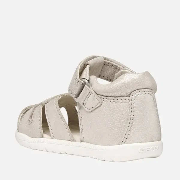 Sandale fete Geox, piele naturala, Macchia, crem sidef cu inimioara_B654WA-0MAEW-C0262-22_Pebebe