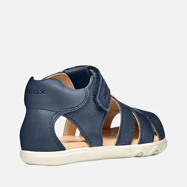Sandale Geox baieti, Barefoot, piele naturala, Steppieup, albastru_B656PC-000CL-C4002-22_Pebebe