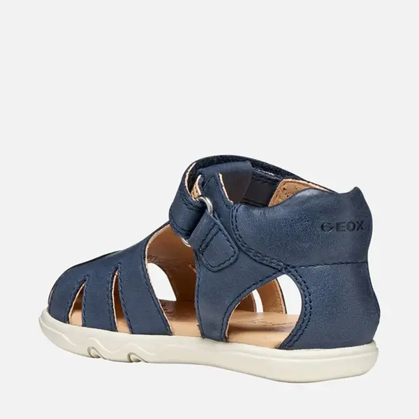 Sandale Geox baieti, Barefoot, piele naturala, Steppieup, albastru_B656PC-000CL-C4002-22_Pebebe