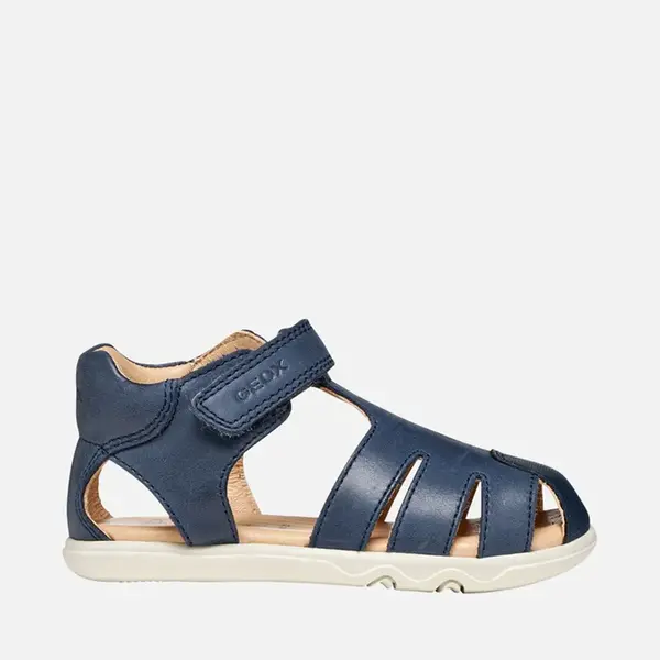 Sandale Geox baieti, Barefoot, piele naturala, Steppieup, albastru_B656PC-000CL-C4002-22_Pebebe