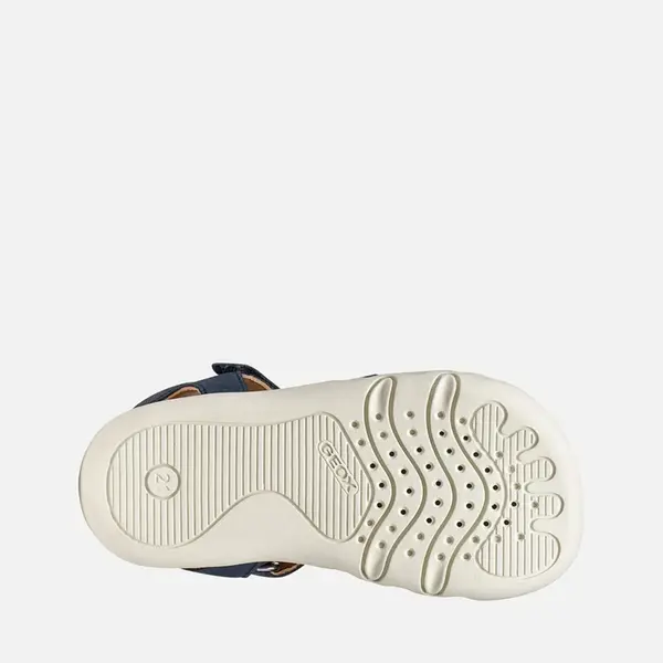 Sandale Geox baieti, Barefoot, piele naturala, Steppieup, albastru_B656PC-000CL-C4002-20_Pebebe