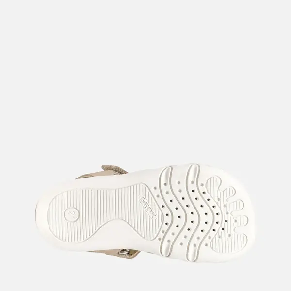 Sandale Geox fete, Barefoot, piele naturala, Steppieup, auriu_B656QA-0CR85-C5000-22_Pebebe