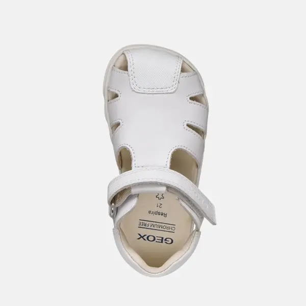 Sandale Geox fete, Barefoot, piele naturala, Steppieup, crem_B656PC-00085-C1000-22_Pebebe