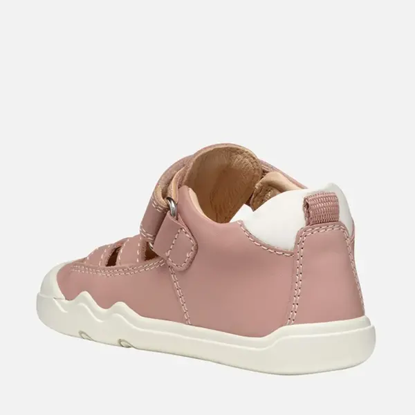Sandale Geox fete, Barefoot, piele naturala, Steppieup, roz_B5563A-00085-C8011-21_Pebebe