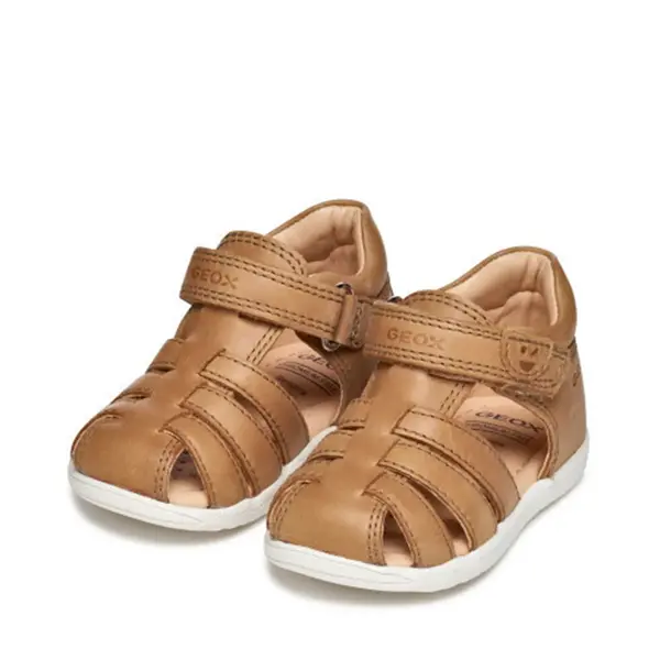 Sandale Geox, piele naturala, Macchia, Maro_B254VA-000CL-C6627-19_Pebebe