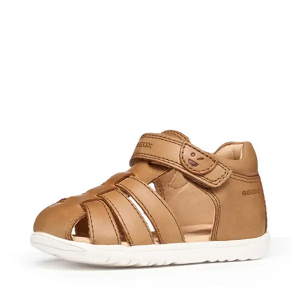Sandale Geox, piele naturala, Macchia, Maro_B254VA-000CL-C6627-19_Pebebe